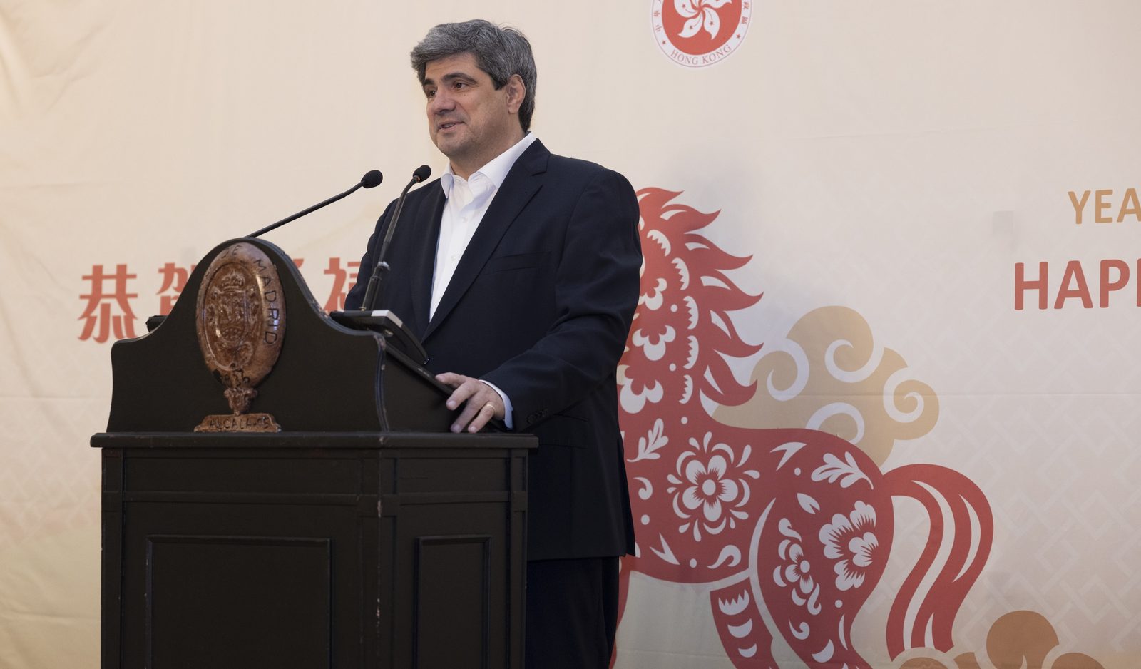 Ricardo Ferrer at a Hong Kong event in Barcelona